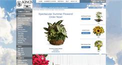 Desktop Screenshot of kingsflowers.ca