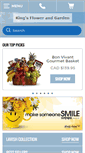 Mobile Screenshot of kingsflowers.ca