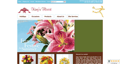 Desktop Screenshot of kingsflowers.net